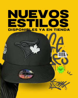 New Era 59FIFTY de color negro de los Toronto